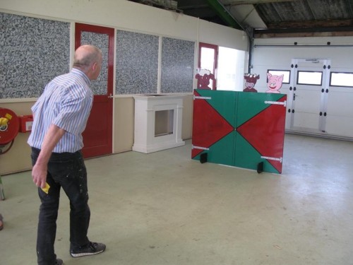 Koppengooien boerderijdieren